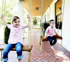 how to build and hang single seat porch swings