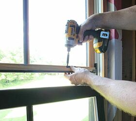 how to paint windows black no taping required