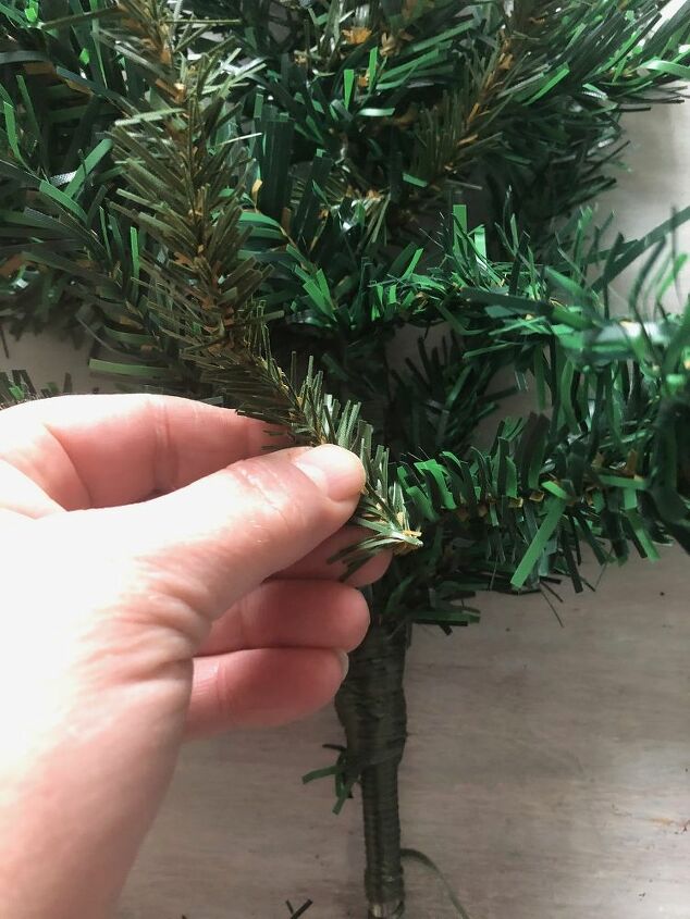 rustic mini christmas tree centerpiece