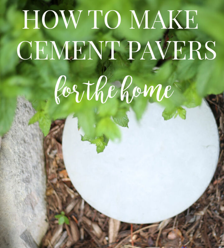 diy cement stepping stones
