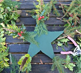 how to make a star wreath
