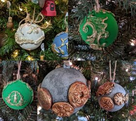 unique elegant christmas ornaments using paper clay silicone molds