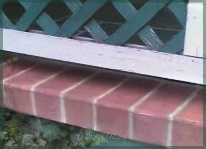 how to paint bricks on concrete