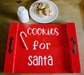 easy diy santa cookie tray