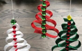 Ribbon Christmas Tree Ornaments