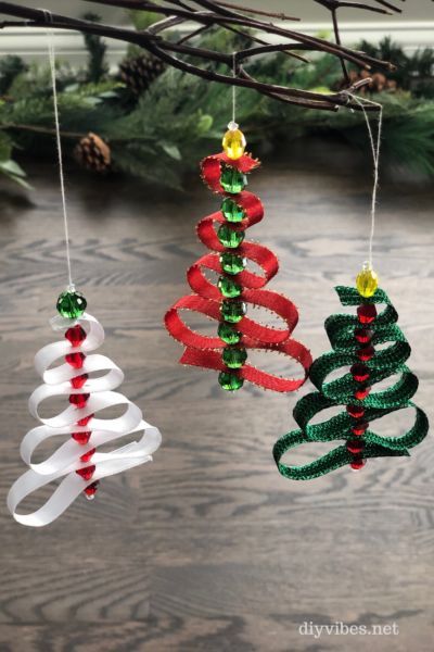 adornos de cinta para el rbol de navidad