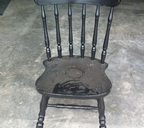 it s black then it s white vintage wooden accent chair