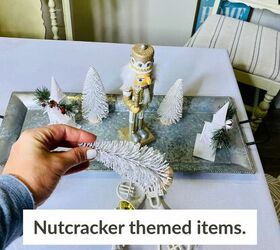 nutcracker christmas table setting for the holidays