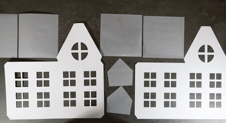 Download Simple Winter Village Houses With Free Svg Cut Files And Pdf Templates Hometalk