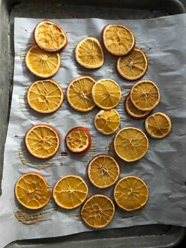 dried orange garland