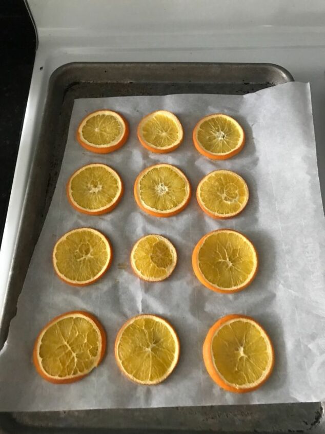 guirlanda de laranjas secas
