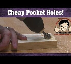 Cómo perforar un agujero de bolsillo sin una plantilla Kreg