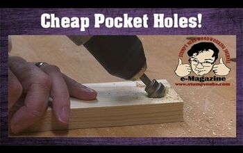 Cómo perforar un agujero de bolsillo sin una plantilla Kreg