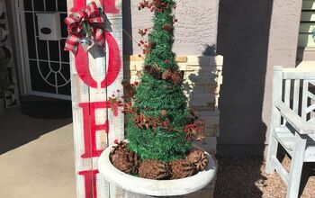 Dollar Store Tomato Cage Tree