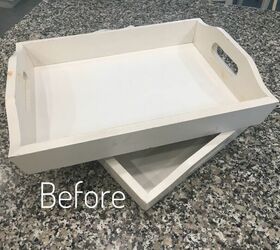 thrift store tray transforms from ordinary to extraordinary