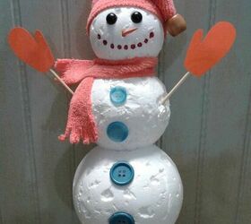 four season interchangeable burlap wreath winter, Handsome Snowman