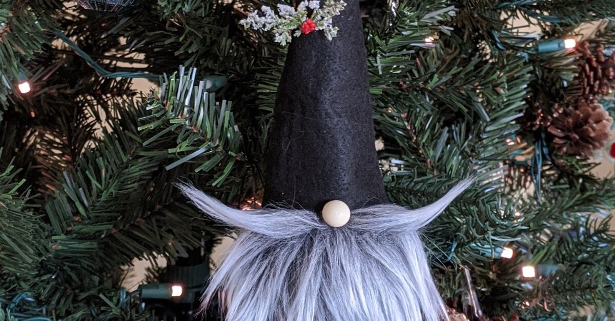 Gnome unpainted ceramic How to Make a Fun And Trendy Gnome Christmas Tree Ornaments DIY | Hometalk