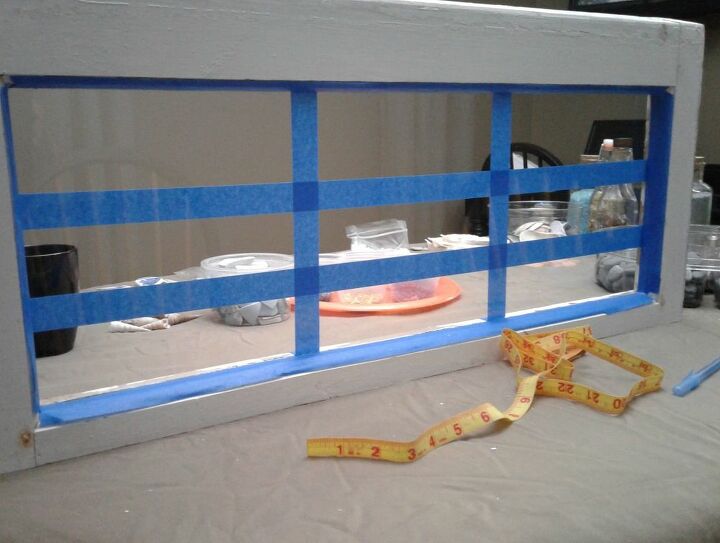 How to Make a Vintage Window With Epoxy Resin Seascape DIY | Hometalk