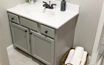 Paint Your Outdated Bathroom Counterop for Less Than $5