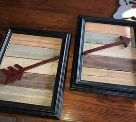 homemade gift giving from scraps, Cut arrow
