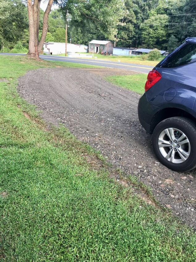 q safely get rid of grass from my driveway