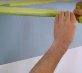 how to correctly apply painters tape for perfect straight lines