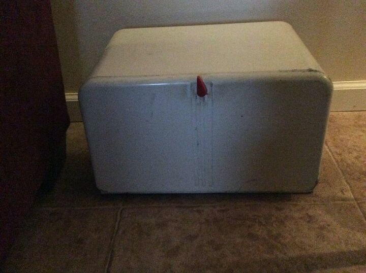q how to repurpose antique breadbox