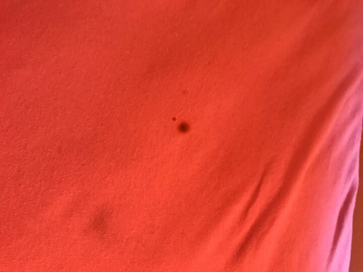 q can someone help me clean this burn on the sheet