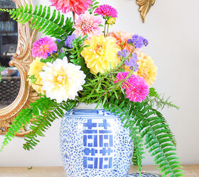 how to get the perfect ginger jar floral arrangement