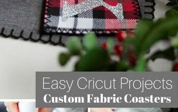  Projetos fáceis de Cricut: porta-copos de tecido personalizados