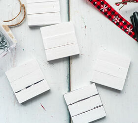 how to make a gift box ornament using dollar tree supplies