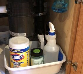 under the kitchen sink organization