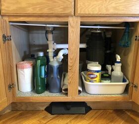 under the kitchen sink organization
