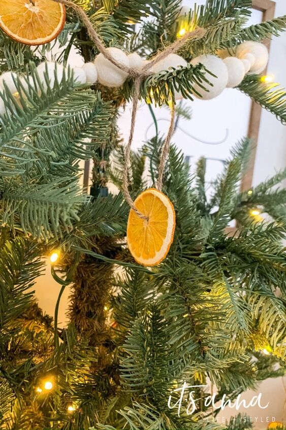 how to make orange slice ornaments