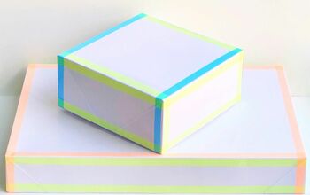Caja de regalo de cinta adhesiva fácil
