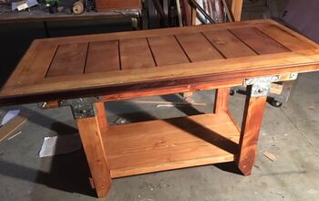 Up-cycled Industrial Table