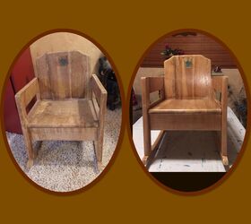 restoring an antique children s rocking chair