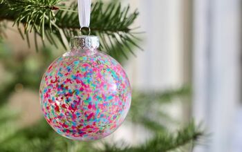 Melted Crayon Christmas Ornaments