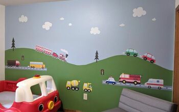 Cómo crear una pared de dormitorio con temática de camiones