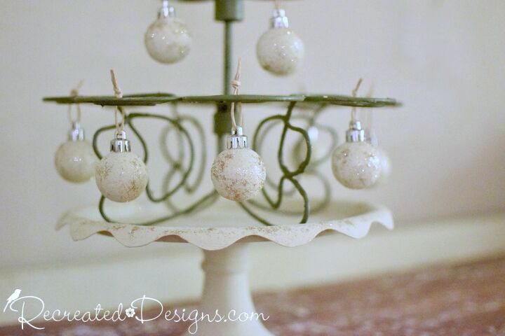 upcycle a cupcake holder into a beautiful christmas tree