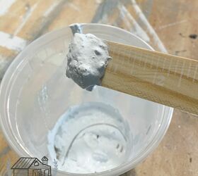 how to make over furniture using saltwash paint additive, Icing Consistency