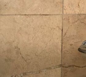 How do I bleach old mold stains out of my shower grout? Hometalk