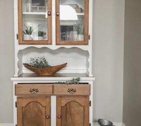 s the 19 top furniture flips of 2019, The rescued hutch that got a stunning farmhouse makeover