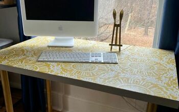 IKEA Hack - Linnmon Refresh With Peel N Stick Wallpaper