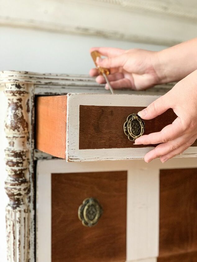 diy dresser makeover before after