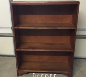 Take the back off an old bookcase for this stunning update