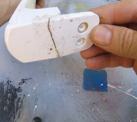 how to make a fridge door handle diy project, The broken handle