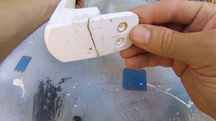 how to make a fridge door handle diy project, The broken handle