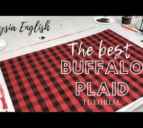 you me directions for painting a buffalo plaid sign? |