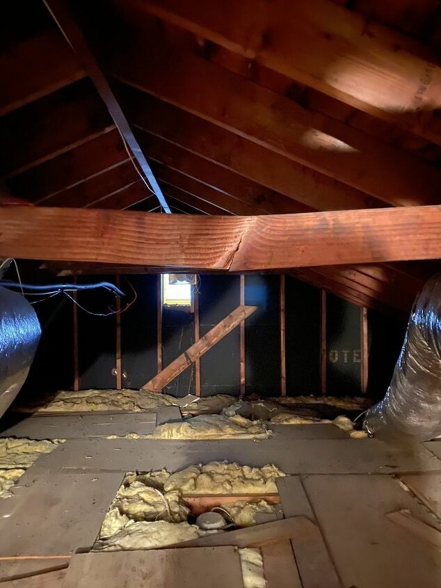 how do i fix a cracked joist in attic